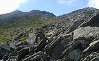 looking up Osgood Ridge