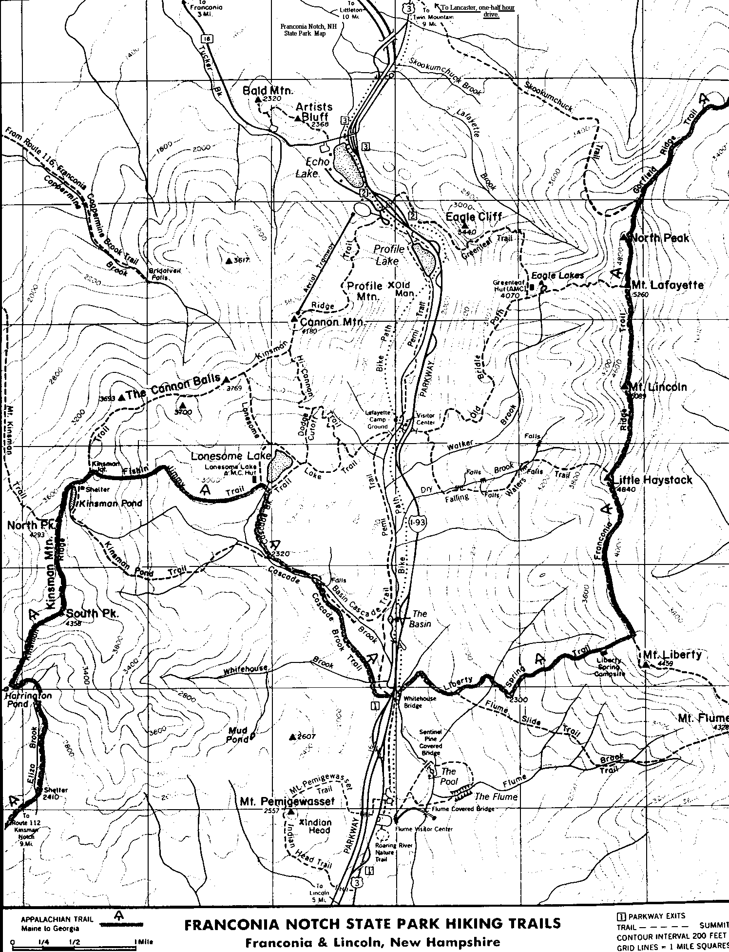 Hiking Trail Map