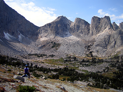 Lunch spot, Cirque of the towers