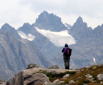 Entering Titcomb Basin